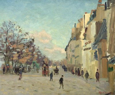 Parijs, Quai de Bercy, Sneeuweffect, c.1873-74 door Jean Baptiste Armand Guillaumin